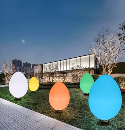 Светильник Яйцо 87х140 питание от АКБ, RGB Светильник Яйцо 87х140 питание от АКБ, RGB